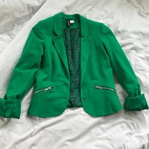 Vibrant Green H&M blazer 💚